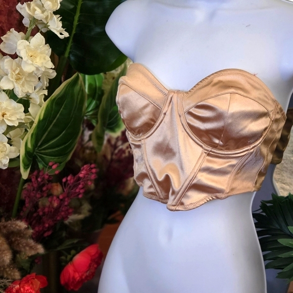 Forever 21 Other - FOREVER 21 Champagne Strapless Corset Top